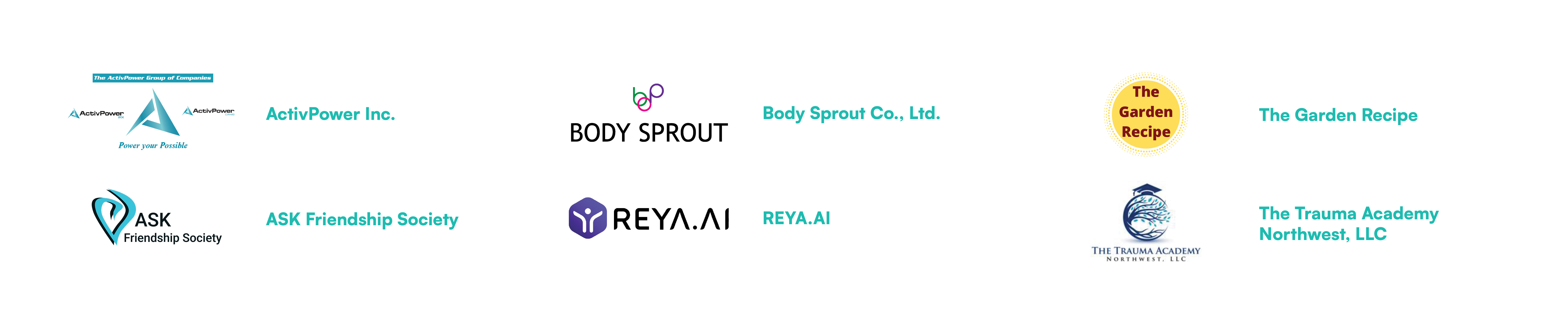 Website organization Awardees